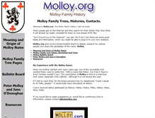 Tablet Screenshot of molloy.org